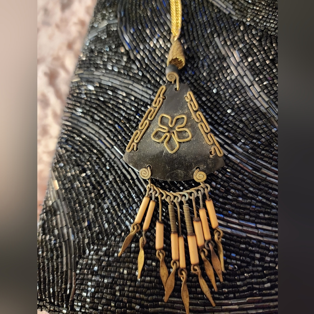 African Coconut Shell Necklace